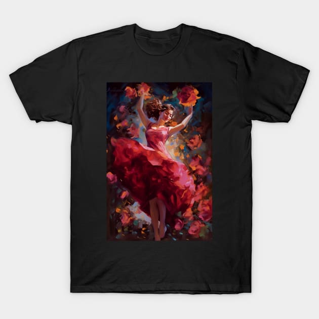 Dancing in the Garden T-Shirt by redwitchart